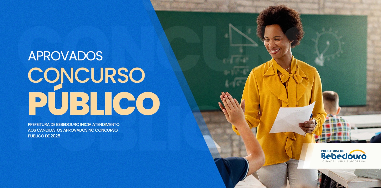 Prefeitura de Bebedouro inicia atendimento aos candidatos aprovados no Concurso Público de 2025